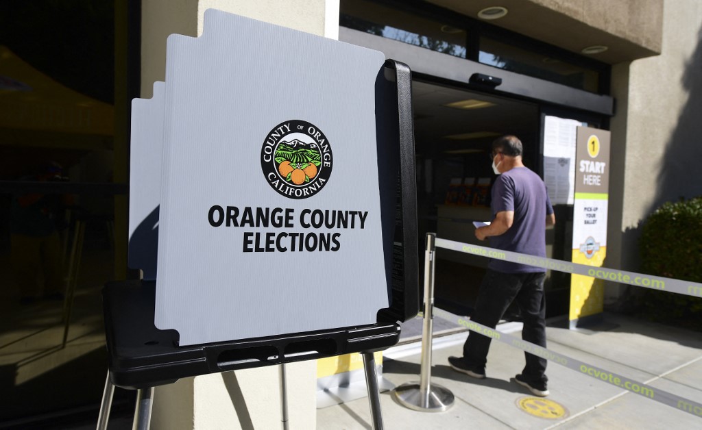California Voter in Orange County